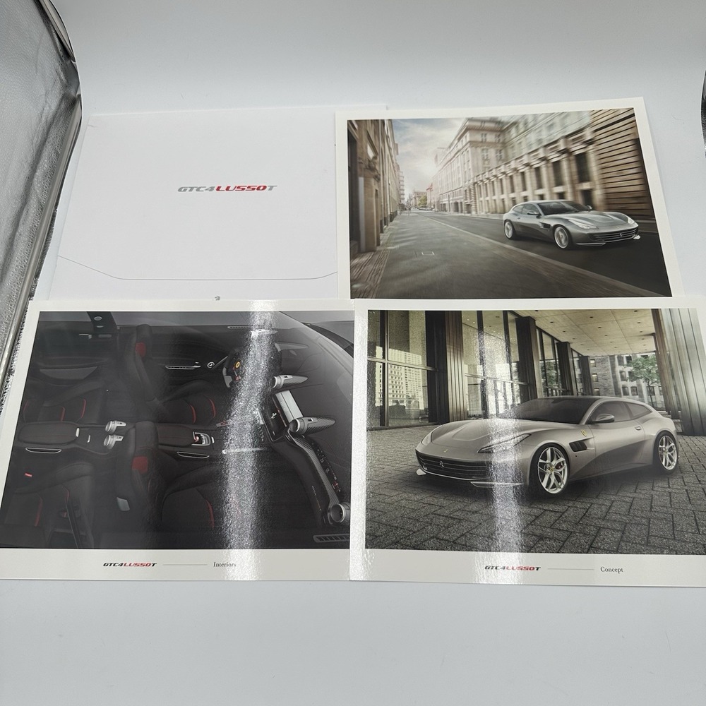 Ferrari GTC4 LUSSO T Brochure Set Excellent Condition